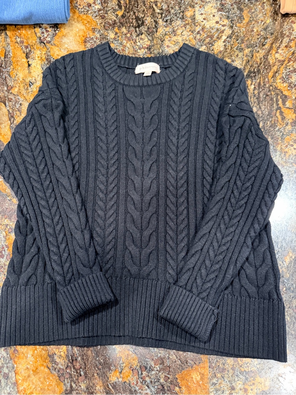 Philosophy Crewneck Sweater - Black